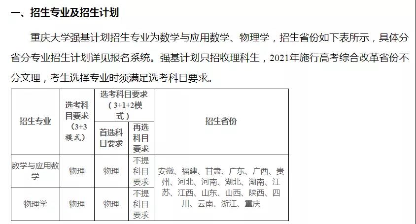 9所高校公布2021年強(qiáng)基計劃招生簡章 9所高校公布2021年強(qiáng)基計劃招生簡章